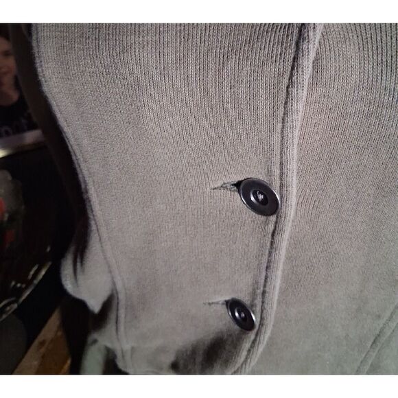 Free People Olive Green Women's Jacket Size 10 - Picture 10 of 14